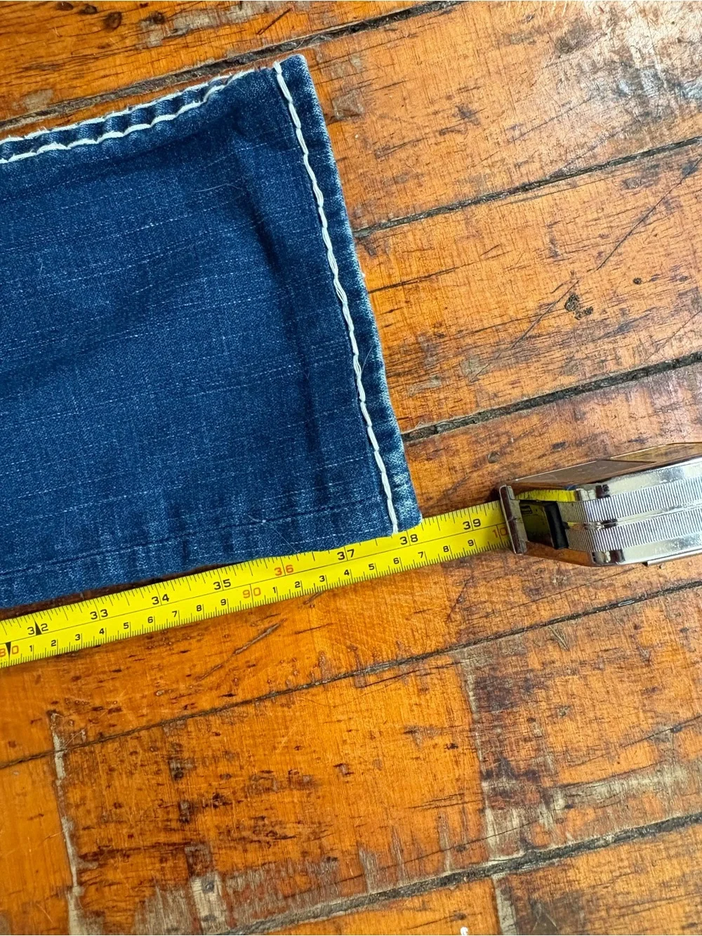 Vintage true religion billy super y2k low rise women’s Blue Bootcut Jeans 29 - Picture 8 of 9